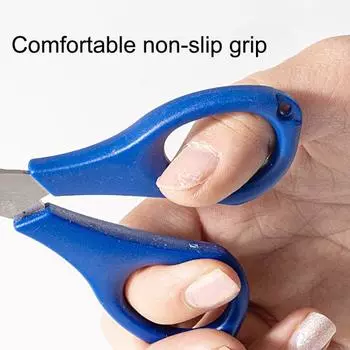 Плоскогубцы для удаления крючков, износостойкие удлиняющие ножницы для обрезки, многоразовые сверхмощные ножницы для плетеной лески для рыбалки на открытом воздухе синий