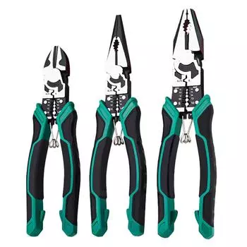 Плоскогубцы для зачистки проводов Плоскогубцы с острыми губками Экономящие труд кусачки Многофункциональные кусачки для проводов One Size