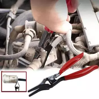 Плоскогубцы для затяжки хомутов для разделения масляных трубок Топливные фильтры Инструменты для снятия пряжек шлангов Инструмент для ремонта автомобилей красный