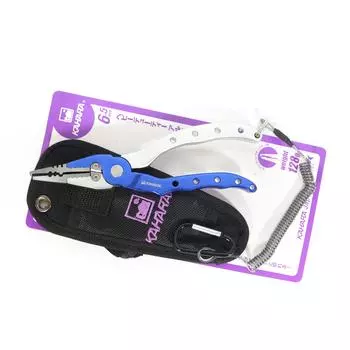 Плоскогубцы Kahara алюминиевые, тонкие, 128 грамм, 6,5 дюймов, синие (8665)