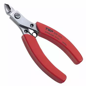 Плоскогубцы-кусачки TOP Nipper Sharp Heavy Duty из японской нержавеющей стали, подпружиненные прецизионные плоскогубцы для резки заподлицо 4,25 дюйма, инструмент для резки проволоки, сделано в ЯПОНИИ