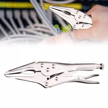 Плоскогубцы с длинным носом, регулируемые, нержавеющие, легкие, портативные, высококачественные, термообработанные, плоскогубцы, удобный инструмент