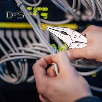 Плоскогубцы с длинным носом, регулируемые, нержавеющие, легкие, портативные, высококачественные, термообработанные, плоскогубцы, удобный инструмент 9inch