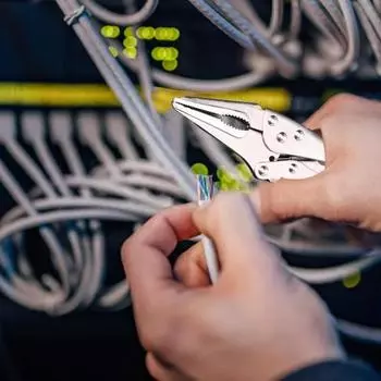 Плоскогубцы с длинным носом, регулируемые, нержавеющие, легкие, портативные, высококачественные, термообработанные, плоскогубцы, удобный инструмент 9inch