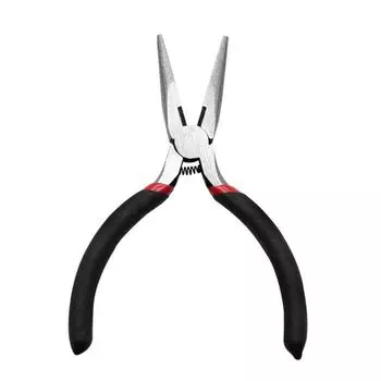 Плоскогубцы с игольчатыми носами 5 дюймов с боковыми резаками, маленькие плоскогубцы с игольчатыми носами, плоскогубцы с длинными игольчатыми носами для электроники