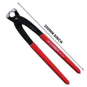 Плоскогубцы с одним ушком 8 дюймов/200 мм из углеродистой стали, клещи-обжимные клещи, гвоздодер для ремонта автомобилей, ручные инструменты