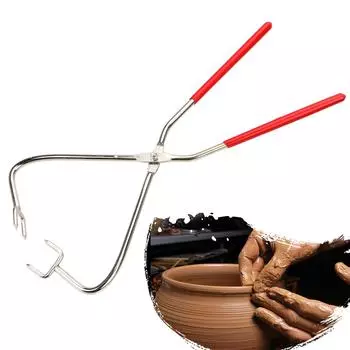 Плоскогубцы с пластиковой ручкой, ручной инструмент из нержавеющей стали, керамический зажим, керамический инструмент, инструменты для глиняной скульптуры