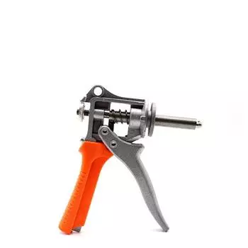 Плоскогубцы с плоским отверстием, автомобильный инструмент для ремонта депрессии, плоскогубцы, зажимной край, ремонт суппорта с плоским отверстием Silver gray+orange