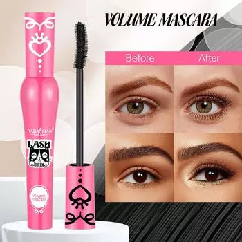 Плотная водостойкая и устойчивая к поту тушь для ресниц Водостойкая и стойкая подкручивающая тушь 11.5g розовый