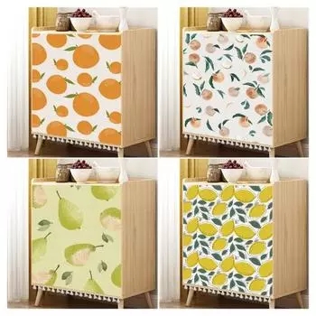 Плотная занавеска, простая в установке, водонепроницаемая, изысканная, кухонная, декоративная, для дома E