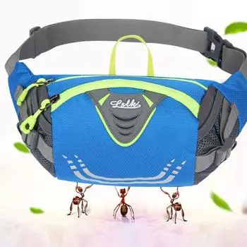Плотно прилегающая водонепроницаемая сумка для фитнеса, велосипедная сумка на грудь, спортивная поясная сумка, альпинистская сумка на грудь синий