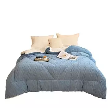 Плотное молочное бархатное одеяло 110x150cm-about 1.5kg военно-воздушные силы синий