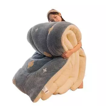 Плотное молочное бархатное одеяло 150X200cm [about 2.5kg] андроид зеленый