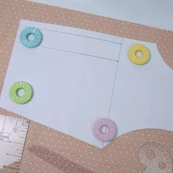 Плотность шаблона 4 шт. Ткань швейная плотность пресс-папье для письма чертеж швейные принадлежности