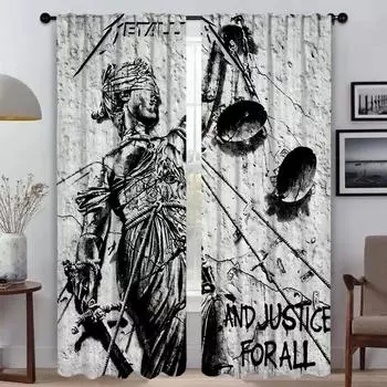 Плотные шторы 2 шт. M-MetallicaS Противомоскитные шторы для гостиной Шторы Тюль для спальни Перегородка Камера W50xH70cmx2pcs-CL