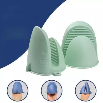 Плотные силиконовые перчатки для духовки - термостойкие кухонные ручки