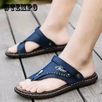 Пляжная мода, дышащие сандалии, мужские сандалии с мягкой подошвой, крутой спрей, мужские сандалии 46 чёрный