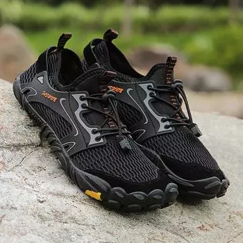 Пляжная обувь для плавания, обувь для йоги и фитнеса, мужская обувь больших размеров для реки вверх по течению 38 чёрный