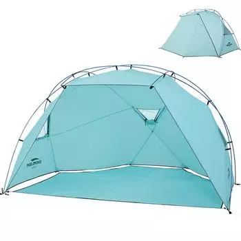 Пляжная палатка Soomloom, 4 человека, раскладной навес от солнца, открытый кемпинг, навес от солнца
