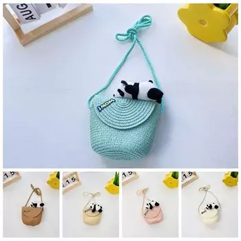 Пляжная сумка ручной работы из ротанговой ткани, кошелек для монет, новая женская сумка на плечо