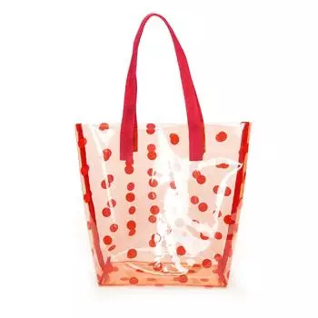 Пляжная сумка в горошек