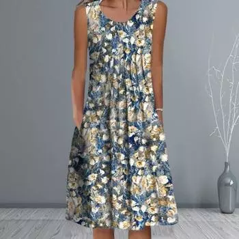 Пляжное платье Элегантное уличное дышащее уютное женское летнее повседневное свободное пляжное платье Одежда для отдыха 4XL белый