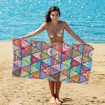 Пляжное полотенце без песка, большое тонкое, быстросохнущее, супер впитывающее, легкое банное полотенце, дорожное уличное полотенце, одеяло 160cm C