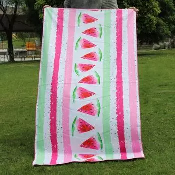 Пляжное полотенце без песка Быстросохнущее пляжное полотенце из микрофибры с большим цветочным принтом для H