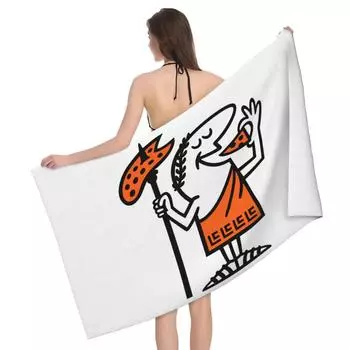 Пляжное полотенце, большое полотенце для бассейна, впитывающее, быстросохнущее полотенце для женщин, мужчин, детей, для путешествий, плавания One Size белый