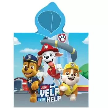 Пляжное пончо Paw Patrol