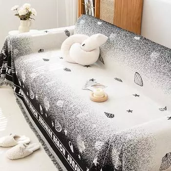 Пляжное синельное полотенце для волос «Четыре сезона», универсальный универсальный чехол для дивана, пылезащитный чехол, цельный чехол для дивана, тканевая подушка 180*130cm