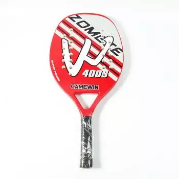 Пляжные ракетки Высококачественная теннисная ракетка из углеродного волокна красный