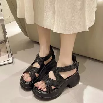 Пляжные сандалии Beachy Casual Toe Peep 35 серебряный