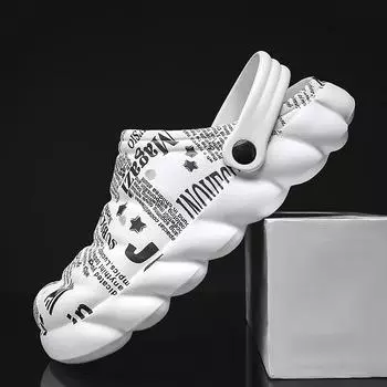 Пляжные сандалии, мужские модные сандалии для рыбалки, летние садовые сабо из ЭВА, мужские сандалии, спортивные на открытом воздухе тапочки, Zapatos Hombre, размер 45 40