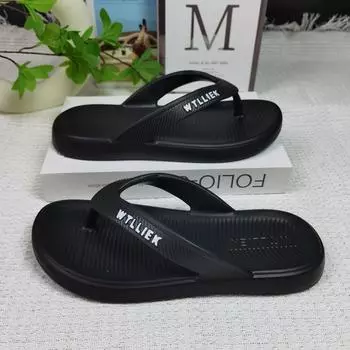 Пляжные шлепанцы унисекс из ЭВА на плоской подошве с нескользящей подошвой на лето 2025 г. 42-43 серый