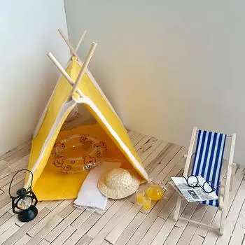 Пляжный миниатюрный кукольный домик, украшение 1:12 Микроландшафт для самостоятельного выращивания растений