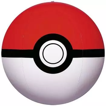 Пляжный мяч Igarashi Pokemon Monster Ball 40 см AHB-MO4 надутый размер приблизительный. 27см