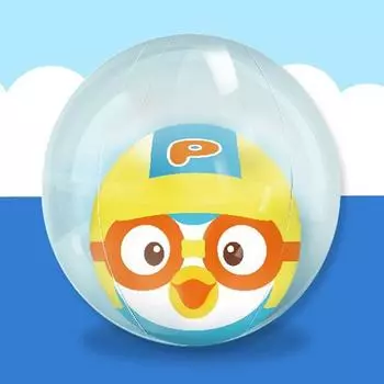 Пляжный мяч Pororo 40, персонаж-23B40, корейские водные развлечения