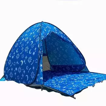 пляжный навес простой для 2 3 легкий походный сумка для переноски УФ открытый УФ УФ защита от луны Раскладная палатка, палатка, шатер, палатка с одним нажатием, палатка, люди,