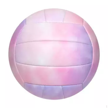 Пляжный волейбол официальный размер 5 для тренировок на песке в помещении и на открытом воздухе из ПВХ для игры Pink and Purple