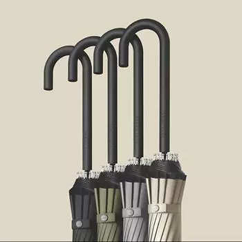 Пляжный зонт с длинной ручкой для девочек, 16 К, ветрозащитный зонтик от солнца с защитой от ультрафиолета, зонтик от солнца для женщин, роскошный зонт для гольфа, милый милый зонт розовый