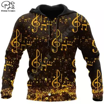PLstar Cosmos 3D Print Music Music Instrument Piano Rock Guitar Trumpet Violin Man/Woman Funny Hoodies/Sweatshirt/Jacket-a12 S