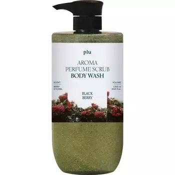Plu Aroma Парфюмированный скраб для тела с ароматом ежевики, 1 л, 1 шт.