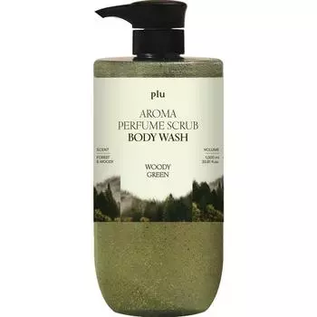 Plu Aroma Парфюмированный скраб для тела Woody Green, 1 шт., 1 л