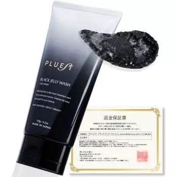 Pluest black jelly wash facial cleansing gel pore blackhead corner plug no foaming 120g