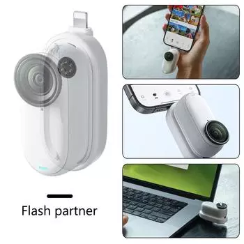 Plug and Play Аксессуар для расширения памяти для экшн-камер Insta360 Go 3/Go 3S Портативный адаптер модуля передачи данных