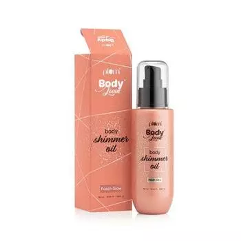 Plum BodyLovin Body Shimmer Oil - персиковое сияние | Длительное мерцание | Глубокое увлажнение | Фруктовый аромат