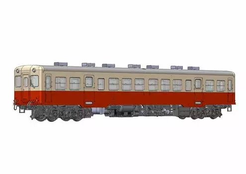 PLUM HO Gauge Kominato Railway Type Kiha 200 Type Scale Body Colored Unfolded Plastic Kit PP100 Mid-term 1/80
