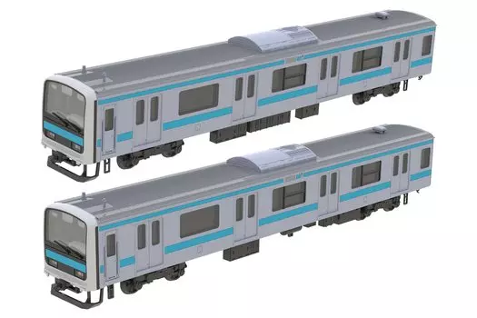 PLUM JR East 209 series DC train тип Keihin Tohoku цвет Kuha 208 выставочная модель неокрашенный пластиковый набор PP177 Plakit-Extra 1/80 209/Kuha