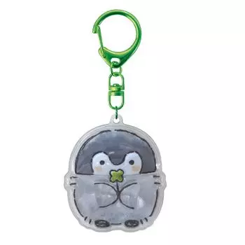 Plump Keychain Green x x D1cm K-Company Koupen-chan KP-PU-GN H5.9 W5.1